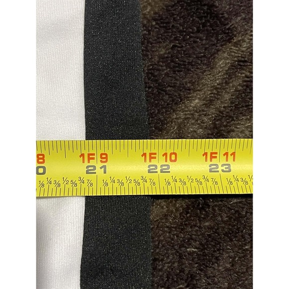 DKNY Sport Sweatshirt Womens XL Pink White Colorblock Quarter Zip Pullover - Picture 4 of 5